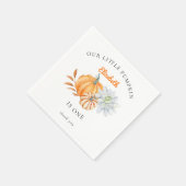 Onze kleine pompoen van 1 september Florence Water Servet (Hoek)