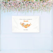 Onze kleine pompoen van 1 september Florence Water Spandoek