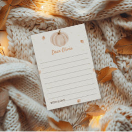 Onze Kleine Pompoen Verjaardag Capsule Kaart