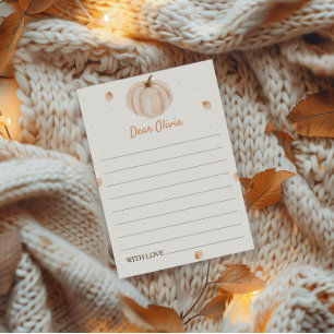 Onze Kleine Pompoen Verjaardag Capsule Kaart