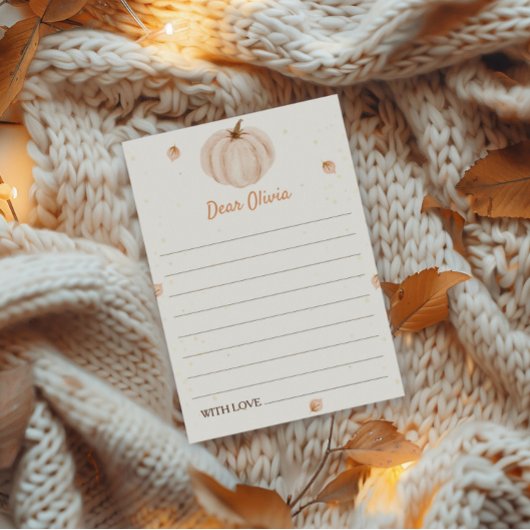 Onze Kleine Pompoen Verjaardag Capsule Kaart