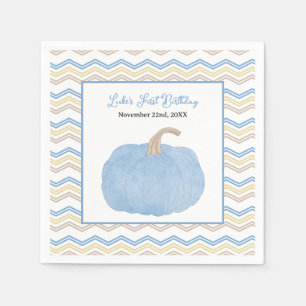 Onze kleine pompoen verjaardagsfeestjes servetten
