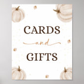 Onze kleine pompoen verjaardagskaarten en geschenk poster (Voorkant)