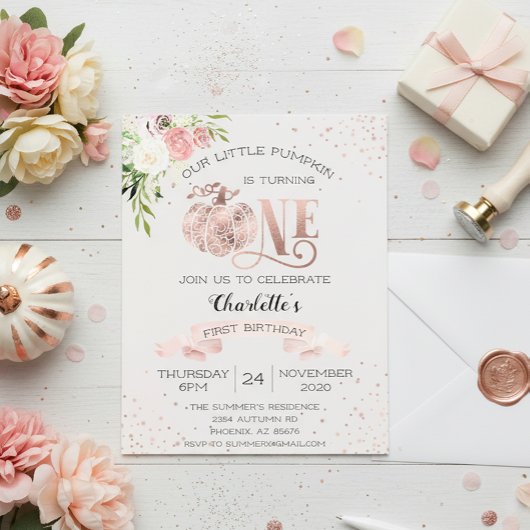 Onze kleine pompoen voor de eerste jaarbegroting