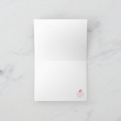 onze kleine pompoen wordt een 1e verjaardag bedankkaart (Binnen)