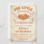 Onze Kleine Pompoen Wordt Eén Kaart (Voorkant)