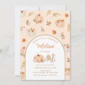 Onze kleine pompoen wordt een verjaardag kaart (Voorkant)