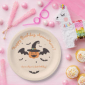 Onze kleine pompoen wordt één verjaardag papieren bordje (Feest)