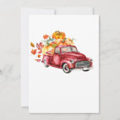 Onze kleine pompoenjongen 1 de Birthday Herfst Tru Kaart (Achterkant)