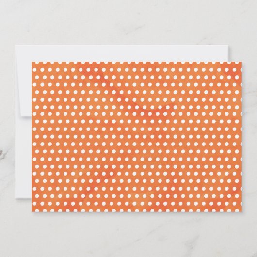 Onze kleine pompoenjongen's eerste verjaardagsuitn kaart (Achterkant)