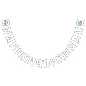 Onze kleine pompoenmunt/roze verjaardagsfeestje vlaggetjes (Alle)