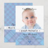 Onze kleine prins Baby Jongen Aankondiging (Voorkant / Achterkant)