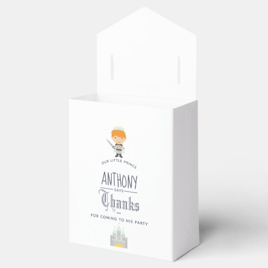 Onze kleine prins Birthday Party Guest Favor Bedankdoosjes (Geopend)