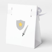 Onze kleine prins Birthday Party Guest Favor Bedankdoosjes (Achterkant)