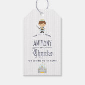 Onze kleine prins Birthday Party Guest Favor Cadeaulabel (Voorkant)