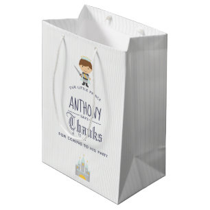 Onze kleine prins Birthday Party Guest Favor Medium Cadeauzakje