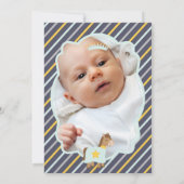 Onze kleine prins Birthday Party voegt foto toe Ui Kaart (Achterkant)