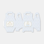 Onze Kleine Prins Blauw Koninklijke 1e Verjaardag Bedankdoosjes (Uitgevouwen)