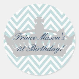 Onze kleine prins draait 1 verjaardags Sticker