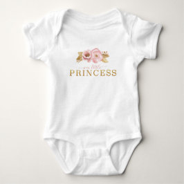 Onze Kleine Prinses Baby Meisje Bodysuit Roze Roos