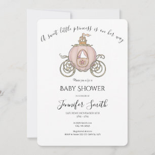 Onze kleine prinses Baby shower uitnodigen - sproo Kaart