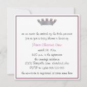 Onze kleine prinses Baby shower uitnodiging (Voorkant)