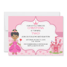 Onze kleine prinses Birthday Party Invitation (AA)