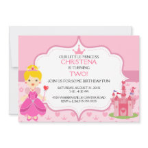 Onze kleine prinses Birthday Party Invitation (BL)