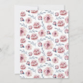 Onze kleine prinses Birthday Party Kaart (Achterkant)