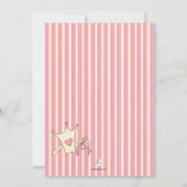 Onze kleine prinses Foto Birthday Uitnodiging (Achterkant)