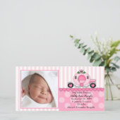 Onze Kleine Prinses Foto Geboorteaankondiging Aankondiging (Staand voorkant)