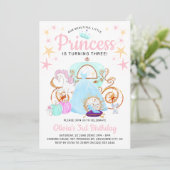 Onze kleine prinses Girls Birthday Party Kaart (Staand voorkant)