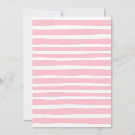 Onze kleine prinses Girls Birthday Party Kaart (Achterkant)