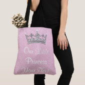 Onze kleine prinses persoonlijke Canvas tas (Dichtbij)