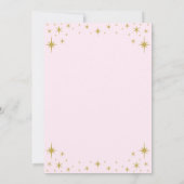 Onze kleine prinses Royal goud en roze verjaardag Kaart (Achterkant)