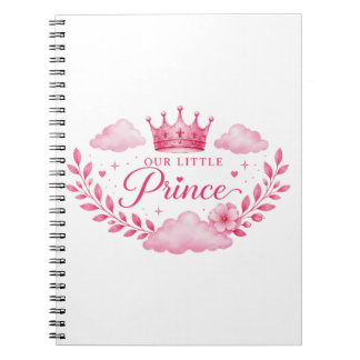 Onze Kleine Prinses Roze Kroon Baby Meisje Notitieboek