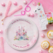 Onze kleine prinses wordt één verjaardag papieren bordje (Feest)