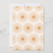 Onze kleine Ray van Sunshine Boho Baby shower Kaart (Achterkant)