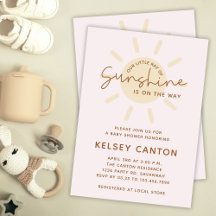 Onze kleine Ray van Sunshine Boho Baby shower