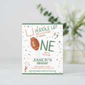 Onze kleine Rookie Football Budget 1e Verjaardag (Staand voorkant)