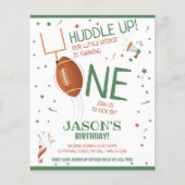 Onze kleine Rookie Football Budget 1e Verjaardag (Voorkant)