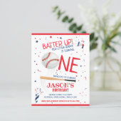 Onze Kleine Rookie Honkbal Budget 1e Verjaardag (Staand voorkant)