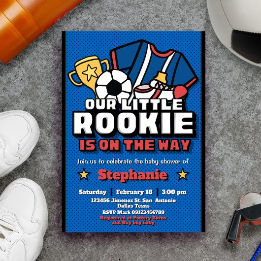 Onze kleine Rookie is onderweg Kaart