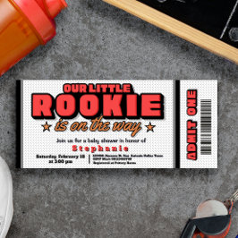 Onze Kleine Rookie is op de Weg Uitnodigingskaartj Kaart