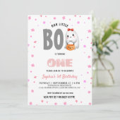 Onze kleine roze bruidsroze dag kaart (Staand voorkant)