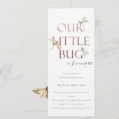 Onze kleine roze dragonvlieg elke dag van de leeft kaart (Voorkant / Achterkant)