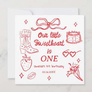 Onze kleine schat is jarig save the date