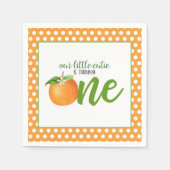 Onze kleine schatje draait een servet - of Stippen (Voorkant)