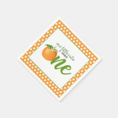 Onze kleine schatje draait een servet - of Stippen (Hoek)