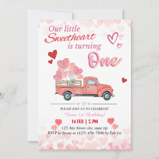 Onze kleine schatje draait om één kaart (Voorkant)